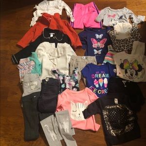 Bundle of toddler size 4t. Janie and Jack